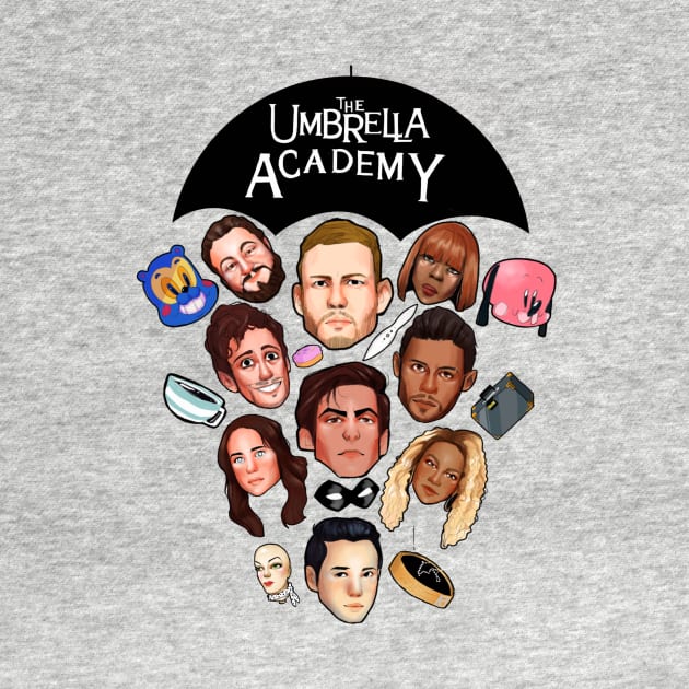 Umbrella Academy by parkinart